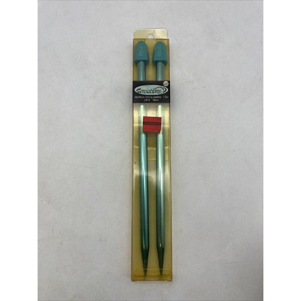 2006 Sensations Aluminum Knitting Needles 1 Set US15 10mm NOS